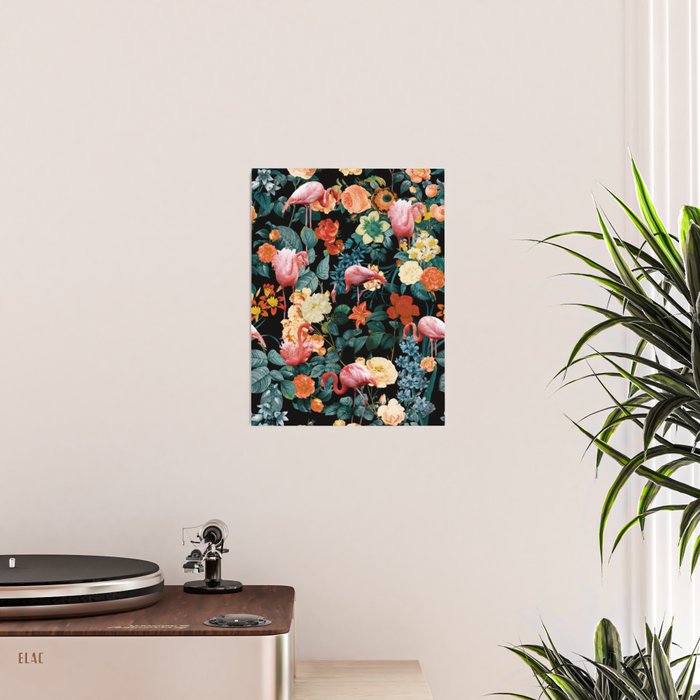 Floral and Flemingo II Pattern Poster Gallery Image 2