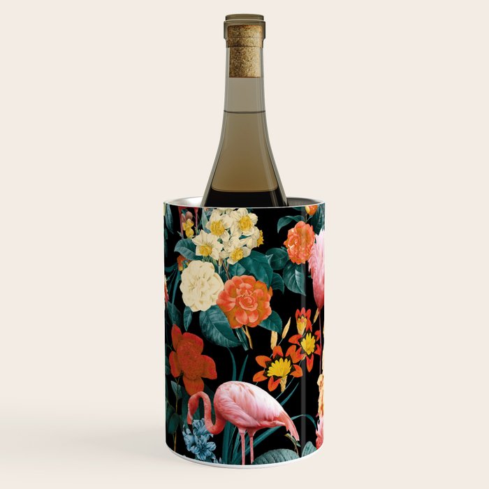 Floral and Flemingo II Pattern Wine Chiller Gallery Image 1