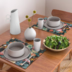 Floral and Flemingo II Pattern Placemat Gallery Image 2
