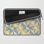 Kaleidoscope Tile Pattern XIV Neutral Earthy Pastel Laptop Sleeve Gallery Image 2