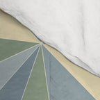 Kaleidoscope Tile Pattern XIV Neutral Earthy Pastel Comforter Gallery Image 4