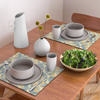 Kaleidoscope Tile Pattern XIV Neutral Earthy Pastel Placemat Gallery Image 2
