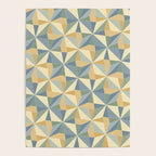 Kaleidoscope Tile Pattern XIV Neutral Earthy Pastel Poster Gallery Image 4