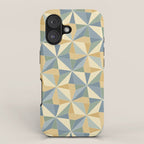 Kaleidoscope Tile Pattern XIV Neutral Earthy Pastel iPhone Case Gallery Image 1