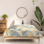 Kaleidoscope Tile Pattern XIV Neutral Earthy Pastel Comforter Gallery Image 3