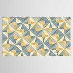 Kaleidoscope Tile Pattern XIV Neutral Earthy Pastel Tablecloth Gallery Image 2