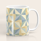 Kaleidoscope Tile Pattern XIV Neutral Earthy Pastel Coffee Mug Gallery Image 1