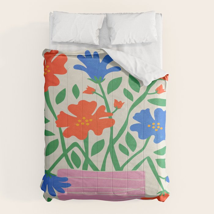 Flower Market 01: London Comforter Gallery Image 1