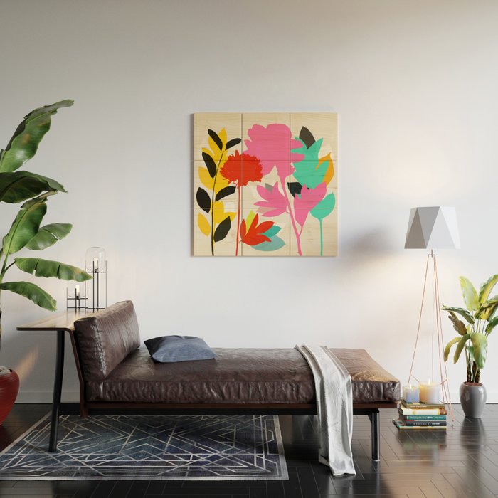 peony 1 Wood Wall Art Gallery Image 2