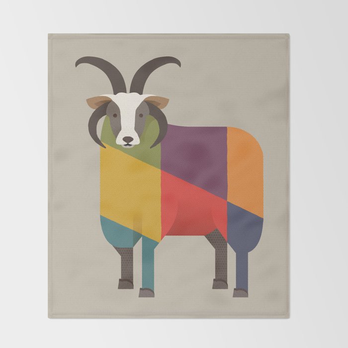 Jacob Sheep Throw Blanket Gallery Image 2