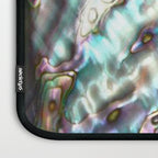 Glowing Cotton Candy Pink & Green Abalone Mother of Pearl Laptop Sleeve Gallery Image 3
