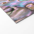 Glowing Cotton Candy Pink & Green Abalone Mother of Pearl Welcome Mat Gallery Image 2