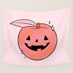 Spooky Peach Wall Tapestry Gallery Image 4