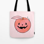 Spooky Peach Tote Bag Gallery Image 1