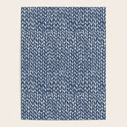 Hand Knit Navy Poster Gallery Image 4