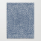 Hand Knit Navy Notebook Gallery Image 4