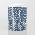 Hand Knit Navy Coffee Mug Gallery Image 4