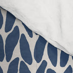 Hand Knit Navy Comforter Gallery Image 4