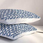 Hand Knit Navy Pillow Sham Gallery Image 3