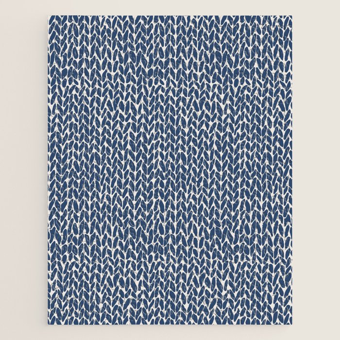 Hand Knit Navy Jigsaw Puzzle Gallery Image 1