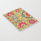 Lakai Suzani Uzbekistan Floral Embroidery Print Notebook Gallery Image 3