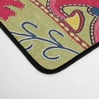 Lakai Suzani Uzbekistan Floral Embroidery Print Desk Mat Gallery Image 4
