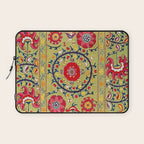 Lakai Suzani Uzbekistan Floral Embroidery Print Laptop Sleeve Gallery Image 1