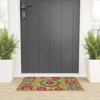 Lakai Suzani Uzbekistan Floral Embroidery Print Welcome Mat Gallery Image 3