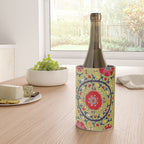 Lakai Suzani Uzbekistan Floral Embroidery Print Wine Chiller Gallery Image 4