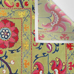 Lakai Suzani Uzbekistan Floral Embroidery Print Wall Tapestry Gallery Image 3