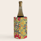 Lakai Suzani Uzbekistan Floral Embroidery Print Wine Chiller Gallery Image 2