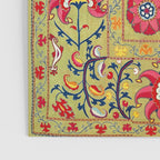 Lakai Suzani Uzbekistan Floral Embroidery Print Poster Gallery Image 3