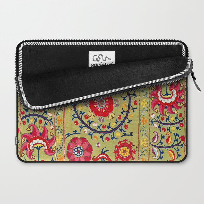 Lakai Suzani Uzbekistan Floral Embroidery Print Laptop Sleeve Gallery Image 2