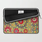 Lakai Suzani Uzbekistan Floral Embroidery Print Laptop Sleeve Gallery Image 2