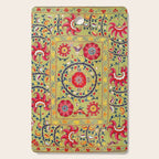 Lakai Suzani Uzbekistan Floral Embroidery Print Cutting Board Gallery Image 1