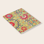 Lakai Suzani Uzbekistan Floral Embroidery Print Notebook Gallery Image 2