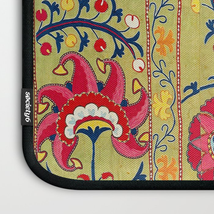 Lakai Suzani Uzbekistan Floral Embroidery Print Laptop Sleeve Gallery Image 3
