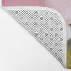 abstract jungle leaves Bath Mat Gallery Image 2
