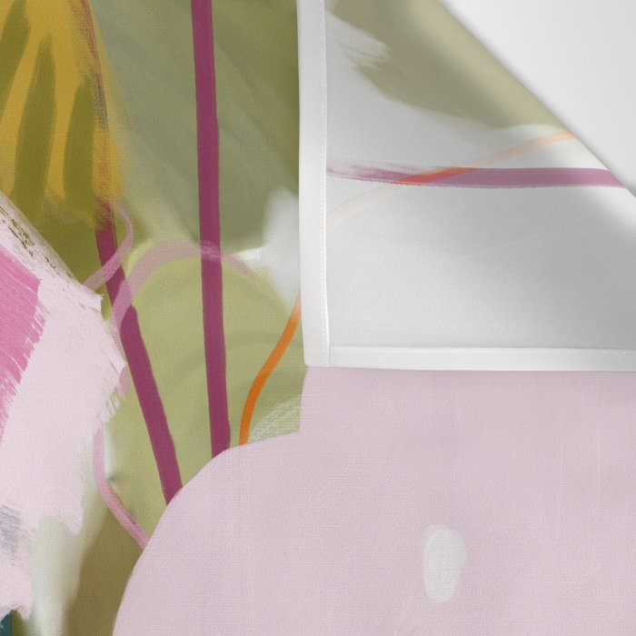 abstract jungle leaves Wall Tapestry Gallery Image 3