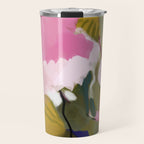 abstract jungle leaves Travel Mug Gallery Image 1