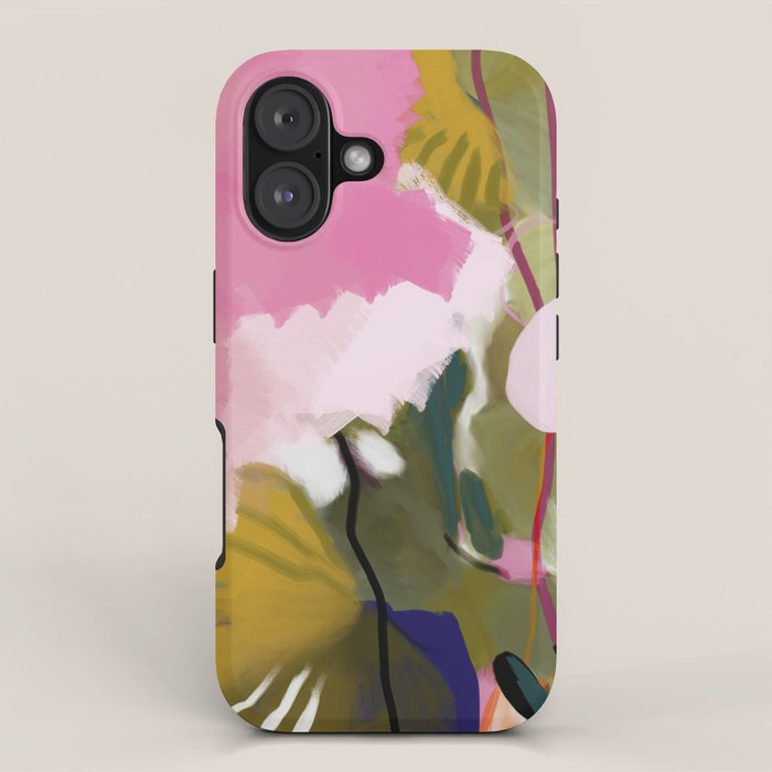 abstract jungle leaves iPhone Case Gallery Image 1
