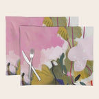 abstract jungle leaves Placemat Gallery Image 1