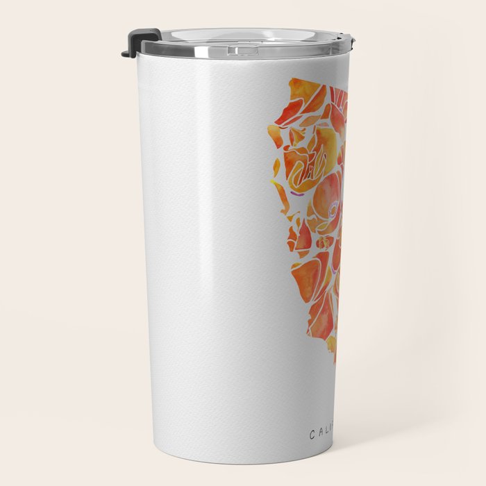California Poppies Travel Mug Gallery Image 3