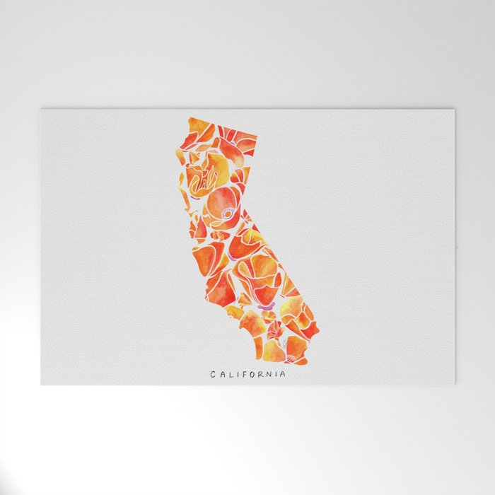 California Poppies Welcome Mat Gallery Image 1