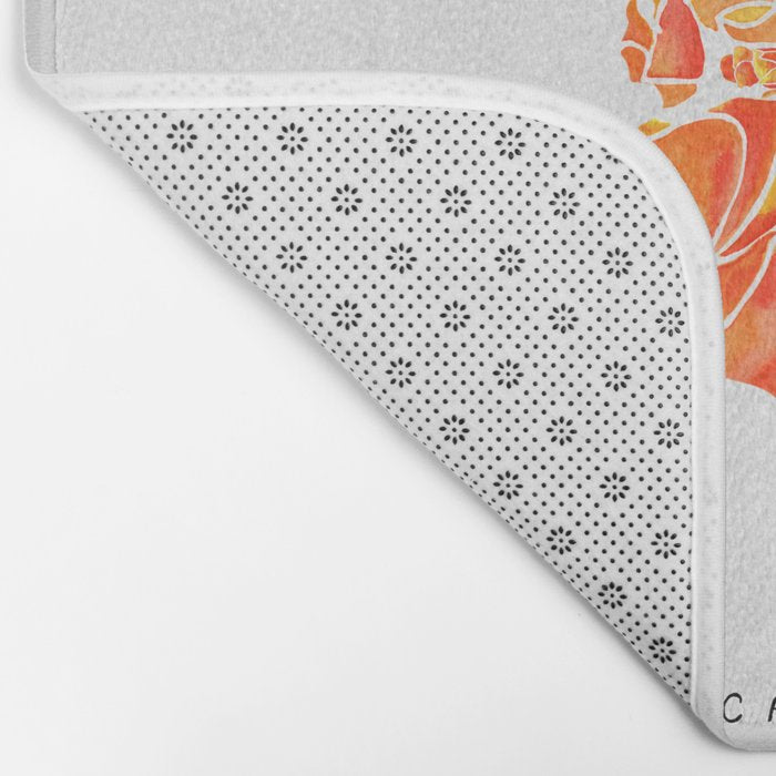 California Poppies Bath Mat Gallery Image 2