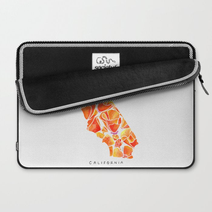 California Poppies Laptop Sleeve Gallery Image 2