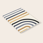 Bold Curvature Stripes III Notebook Gallery Image 2