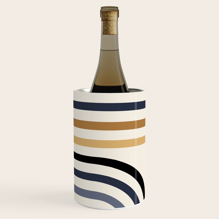 Bold Curvature Stripes III Wine Chiller Gallery Image 3