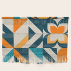 Modern Geometric flowers pattern Wall Hanging Gallery Image 1
