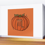 Scorpio Pumpkin Wall Mural Gallery Image 2
